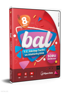Hiper Zeka 8. Sınıf Bal T.C. İnkılap Tarihi Ve Atatürkçülük Soru Bankası