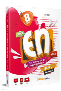 Hiper Zeka Yayınları 2025 8. Sınıf EN İnkılap Tarihi ve Atatürkçülük Soru Bankası