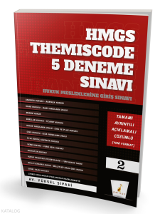 Pelikan Yayınevi HMGS Themiscode 5 Deneme Sınavı