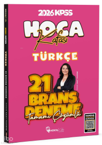 Hoca Kafası 2026 KPSS Türkçe 21 Deneme Çözümlü