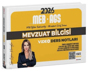 Hoca Kafası 2026 MEB-AGS Mevzuat Bilgisi Video Ders Notları