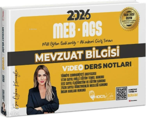 Hoca Kafası 2026 MEB-AGS Mevzuat Bilgisi Video Ders Notları