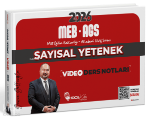 Hoca Kafası 2026 MEB-AGS Sayısal Yetenek Video Ders Notları
