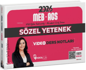 Hoca Kafası 2026 MEB-AGS Sözel Yetenek Video Ders Notları