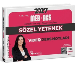 Hoca Kafası 2027 MEB - AGS Sözel Yetenek Video Ders Notları