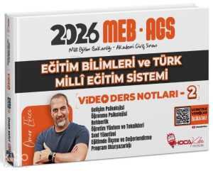 Hoca Kafası MEB-AGS Eğitim Bilimleri ve Türk Milli Eğitim Sistemi Video Ders Notları-2