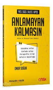 Hocalara Geldik Yayınları YKS DGS ALES KPSS Anlamayan Kalmasın Anlam ve Paragraf Soru Kitabı Hocalara Geldik 