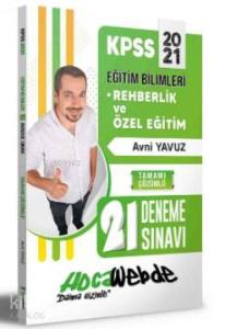 Hocawebde 2021 KPSS Eğitim Bilimleri Rehberlik ve Özel Eğitim Tamamı Çözümlü 21 Deneme Sınavı