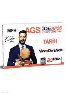 HocaWebde Yayınları 2025 MEB AGS KPSS Tarih Video DersNotu
