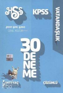 HSS KPSS Genel Kültür Vatandaşlık 30 Deneme Çözümlü 2014