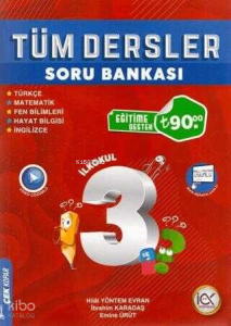 İlk Önce Yayıncılık 3. Sınıf Tüm Dersler Soru Bankası