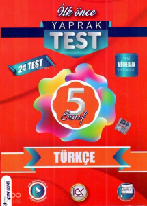 İlk Önce Yayıncılık 5. Sınıf Türkçe Yaprak Test