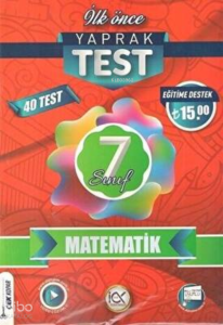 İlkönce 07.Sınıf Yaprak Test Matematik - 2023