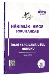 İmtiyaz 2026 HMGS Hakimlik İdari Yargılama Usul Hukuku Soru Bankası