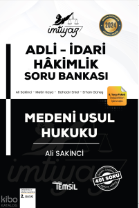 İmtiyaz  Adli - İdari Hakimlik  Medeni Usul Hukuku  Soru Bankası