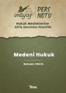 İmtiyaz Hmgs Ders Notları Medeni Hukuk
