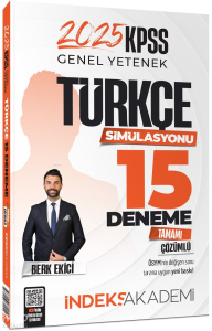 İndeks Akademi 2025 KPSS Türkçe Simülasyonu 15 Deneme Çözümlü