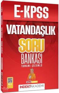 İndeks Akademi 2026 EKPSS Vatandaşlık Soru Bankası Çözümlü