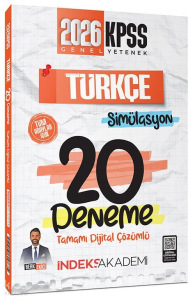 İndeks Akademi 2026 KPSS Türkçe Simülasyon 20 Deneme Çözümlü