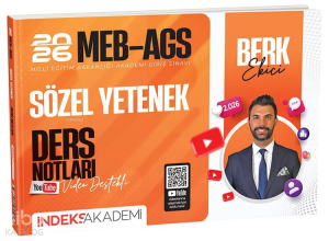 İndeks Akademi 2026 MEB-AGS Sözel Yetenek Video Ders Notları