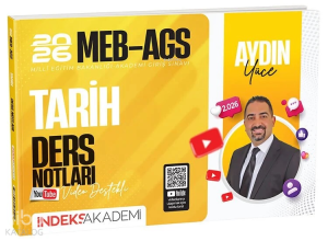 İndeks Akademi 2026 MEB-AGS Tarih Video Ders Notları