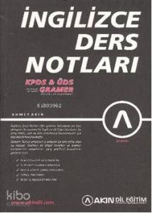 İngilizce Ders Notları; Kpds & Üds Gramer