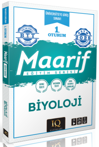 IQ Yayınları 2028 TYT Biyoloji Maarif Eğitim Serisi 1. Oturum