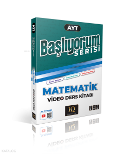 IQ Yayınları AYT Başlıyorum Matematik Soru Bankası