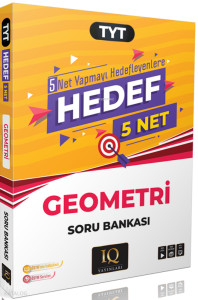 IQ Yayınları TYT-AYT Hedef 5 Net Geometri Soru Bankası