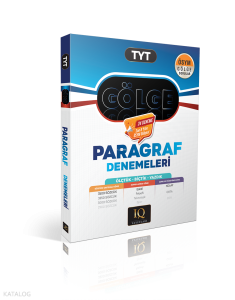 IQ Yayınları TYT Gölge Paragraf Denemeleri