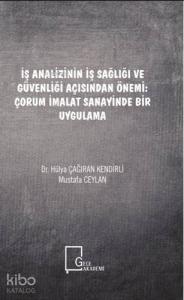 İş Analizinin İş Sağlığı ve Güvenliği Açısından Önemi: Çorum İmalat Sanayinde Bir Uygulama