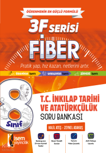 İsem Yayıncılık 8. Sınıf T.C. İnkılap Tarihi ve Atatürkçülük Soru Bankası