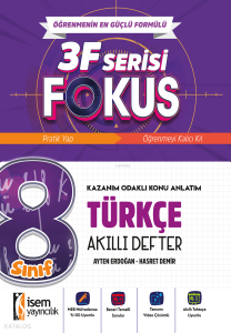 İsem Yayıncılık 8. Sınıf Türkçe Akıllı Defter