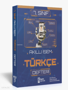 İsem Yayınları 7. Sınıf Türkçe Akıllı İsem Defteri