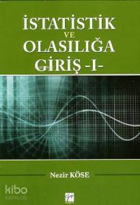 İstatistik ve Olasılığa Giriş 1