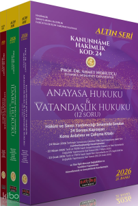 Kanunnme  Hakimlik Kod 24 Konu Anlatımı 2026