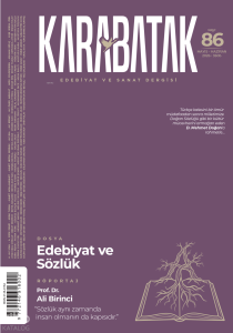 Karabatak Dergisi 86. Sayı (Mayıs - Haziran 2026);Dosya: Edebiyat ve Sözlük