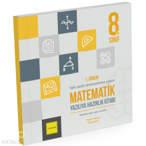 Kare Yayınları 8. Sınıf LGS 1. Dönem Matematik Yazılıya Hazırlık Kitabı