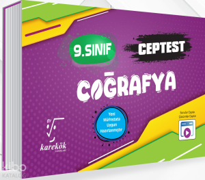 Karekök Yayınları 9.Sınıf Cep Test Coğrafya