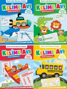 Kelime Avı - Bulmaca Kitabım (4 Kitap)