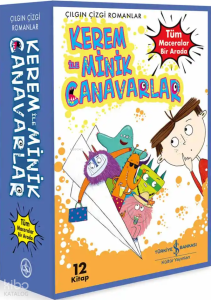Kerem ile Minik Canavarlar (Kutulu - 12 Kitap);Tüm Maceralar Bir Arada