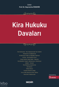 Kira Hukuku Davaları (Ciltli)