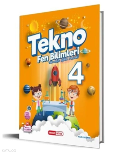 Kırmızı Beyaz 4. Sınıf Tekno Teknolojik Eğitim Destekli Fen Bilgisi