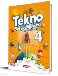 Kırmızı Beyaz 4. Sınıf Tekno Teknolojik Eğitim Destekli Sosyal  Bilgiler
