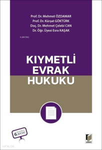 Kıymetli Evrak Hukuku