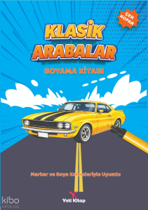 Klasik Arabalar Boyama Kitabı