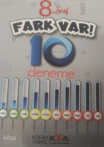 Koray Varol Akademi 8. Sınıf LGS Fark Var 10 Deneme Seti