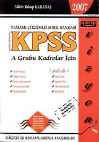 Kpss; A Grubu Kadrolar İçin