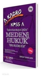 KPSS A Medeni Hukuk Konu Anlatımlı 2018