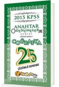KPSS Coğrafya 25 Çözümlü Anahtar Deneme 2015